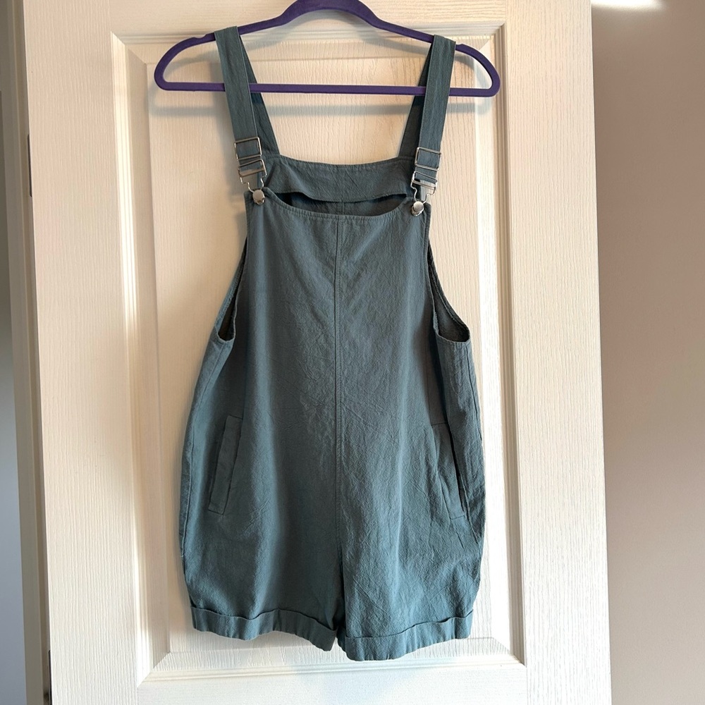 Stylish Blue Jumpsuit Romper